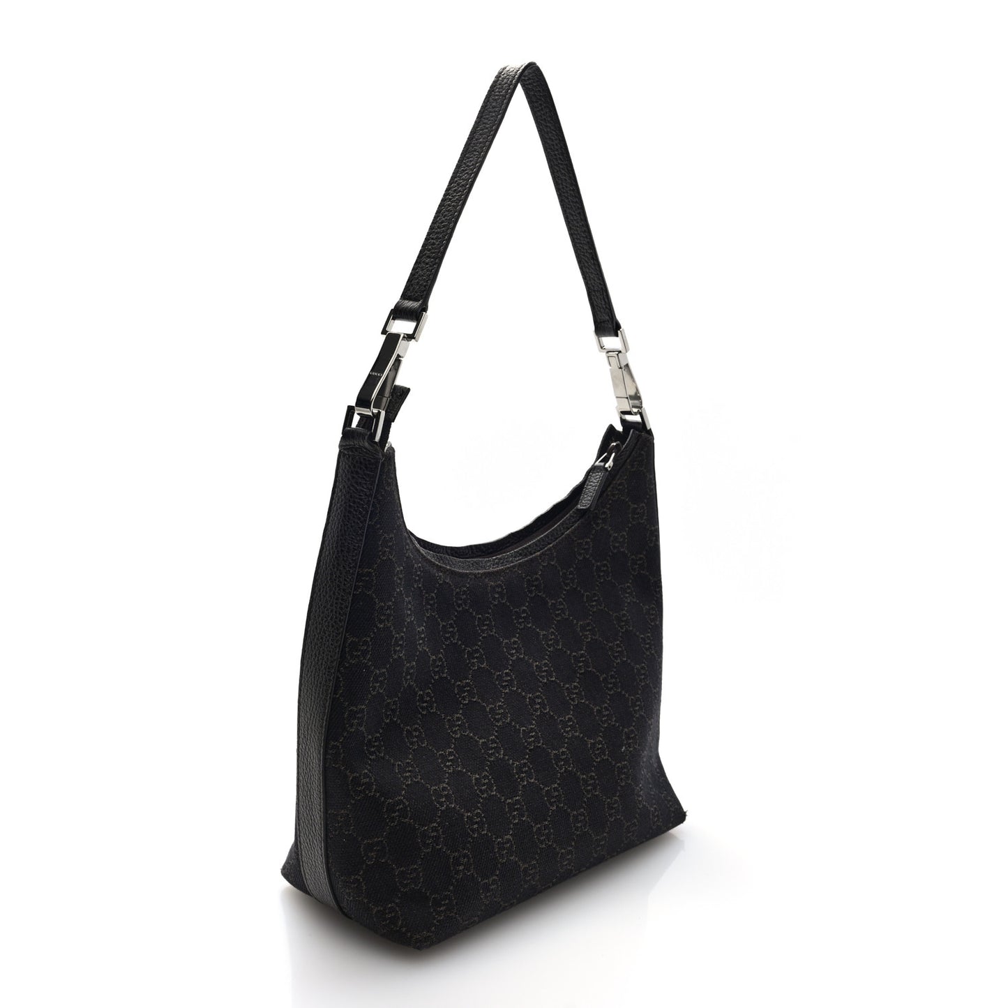 Denim Monogram Hobo Dark Brown