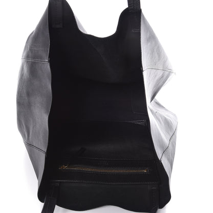 Celine Lambskin Horizontal Cabas Black 5 of 16