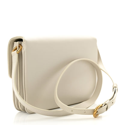 Saint Laurent Smooth Calfskin Le Maillon Satchel Crema Soft 3 of 12