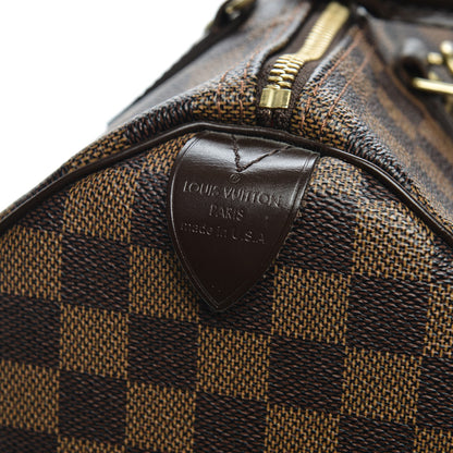 Louis Vuitton Damier Ebene Speedy 30 7 of 9