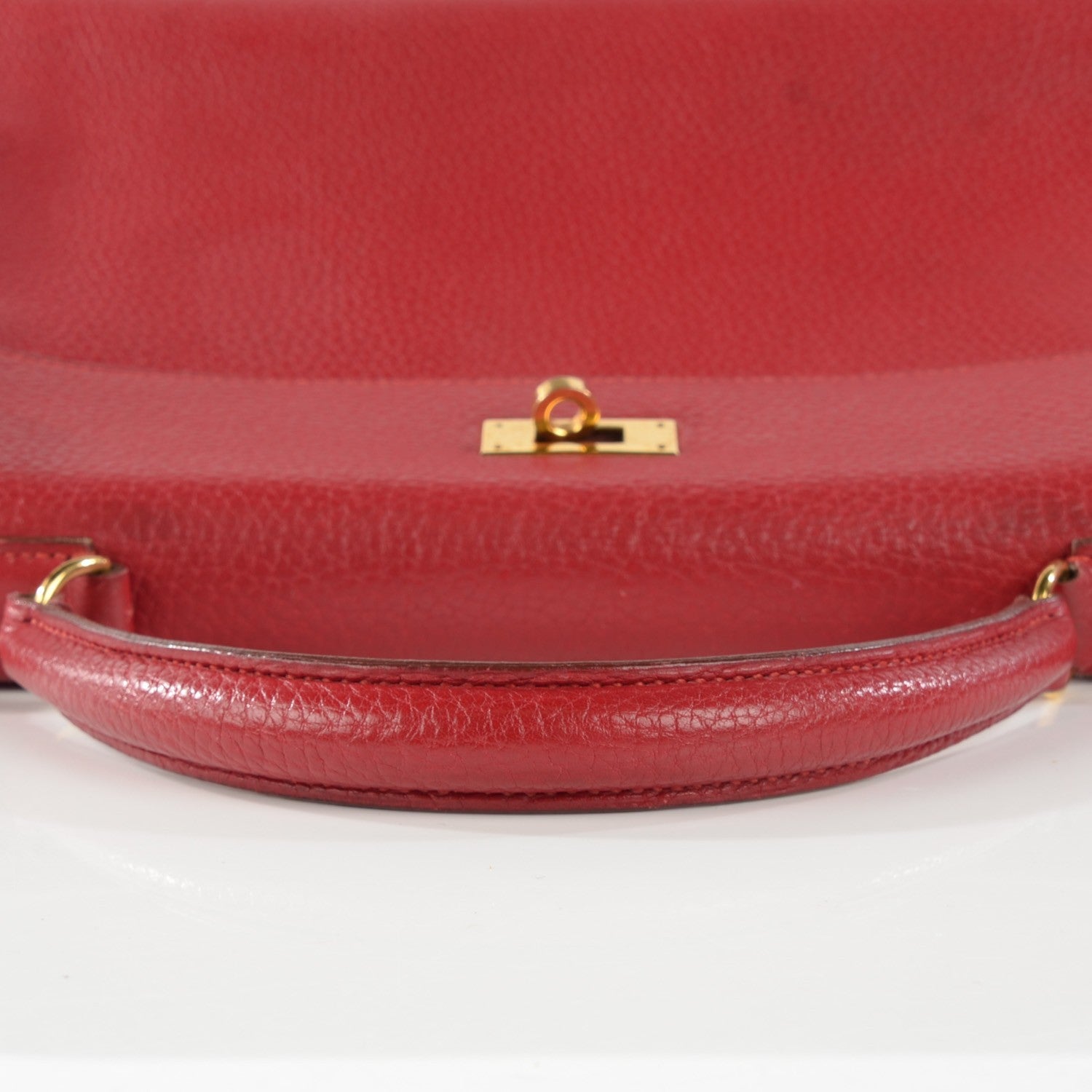 Hermes Taurillon Clemence Kelly Retourne 32 Rouge 11 of 20