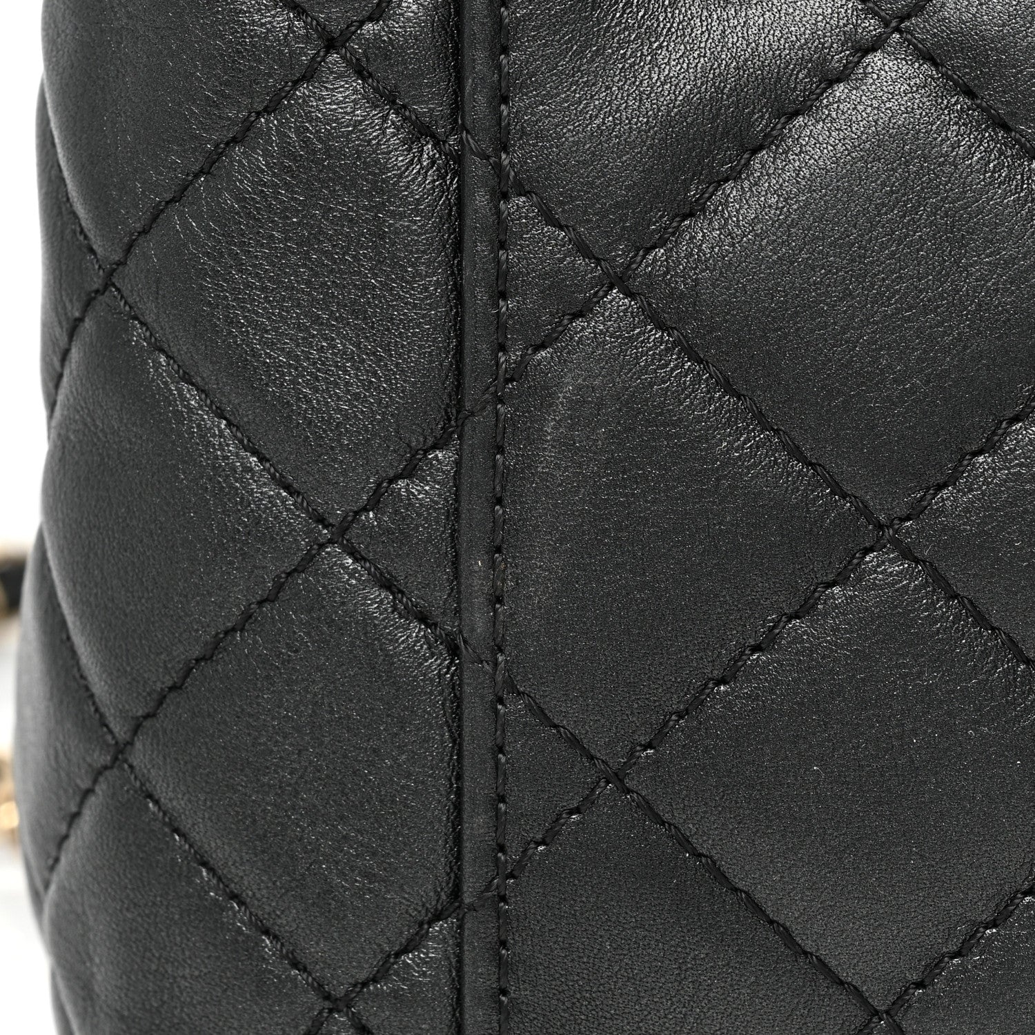 Chanel Calfskin Quilted XXL Travel Flap Bag Black 12 of 13