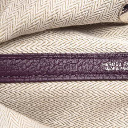 Hermes Taurillon Clemence Garden Party 36 MM Cassis 7 of 7