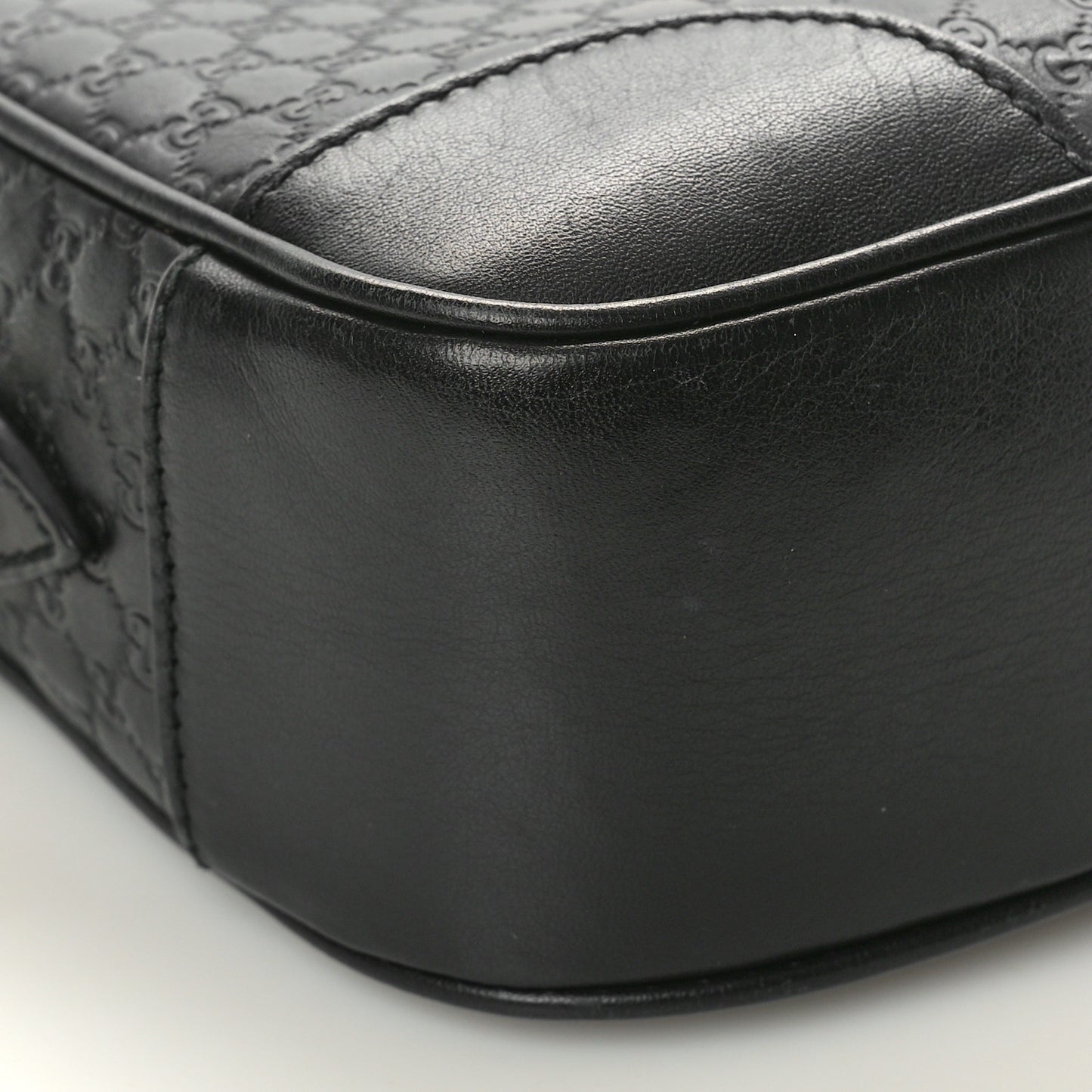 Microguccissima Mini Bree Messenger Bag Black