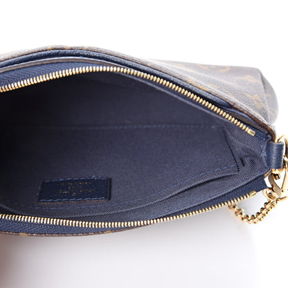 Louis Vuitton Monogram Pallas Clutch Blue Marine 4 of 10
