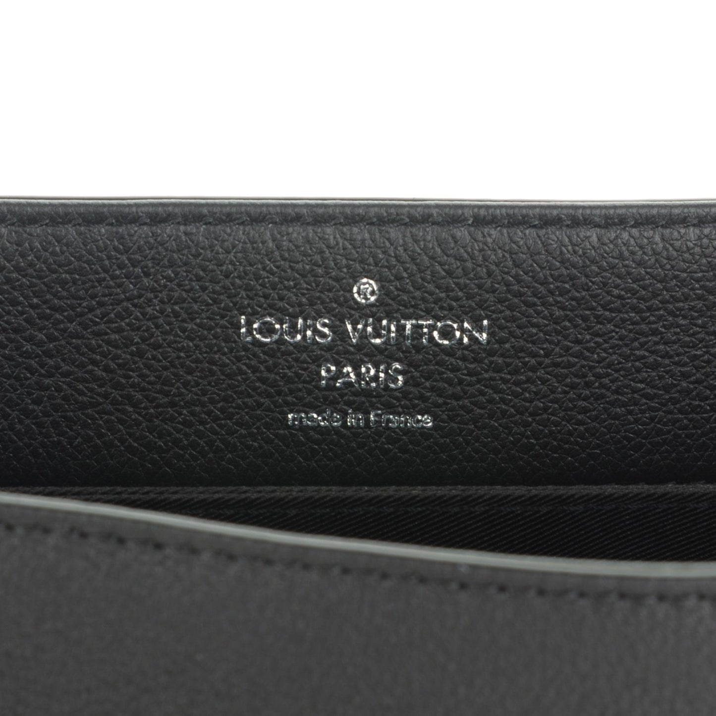 Soft Calfskin Eyelet Lockme II Top Handle Gris Silver