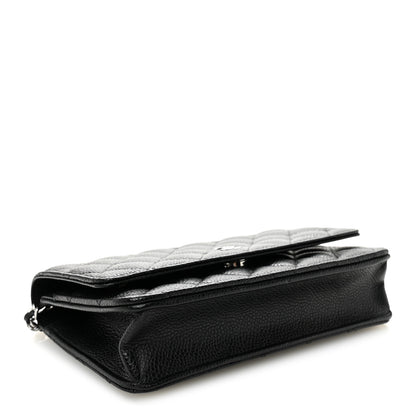Chanel Caviar Quilted Wallet on Chain WOC Black 4 of 12