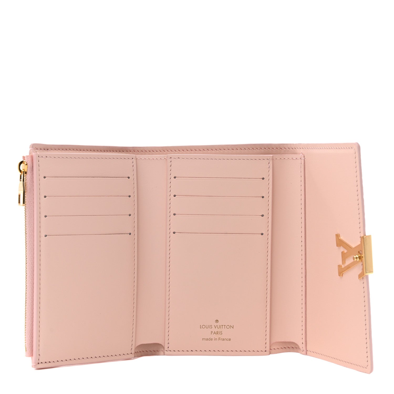 Louis Vuitton Taurillon Capucines Compact Wallet Rose 5 of 8