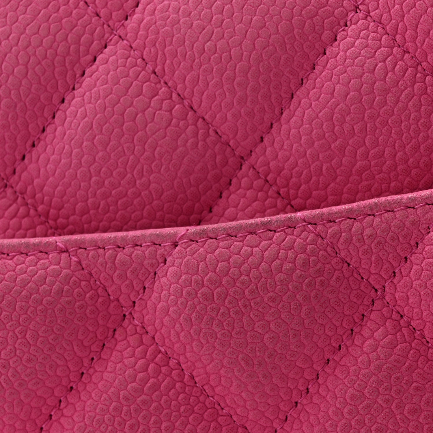 Chanel Iridescent Caviar Quilted Maxi Double Flap Hot Pink 12 of 13