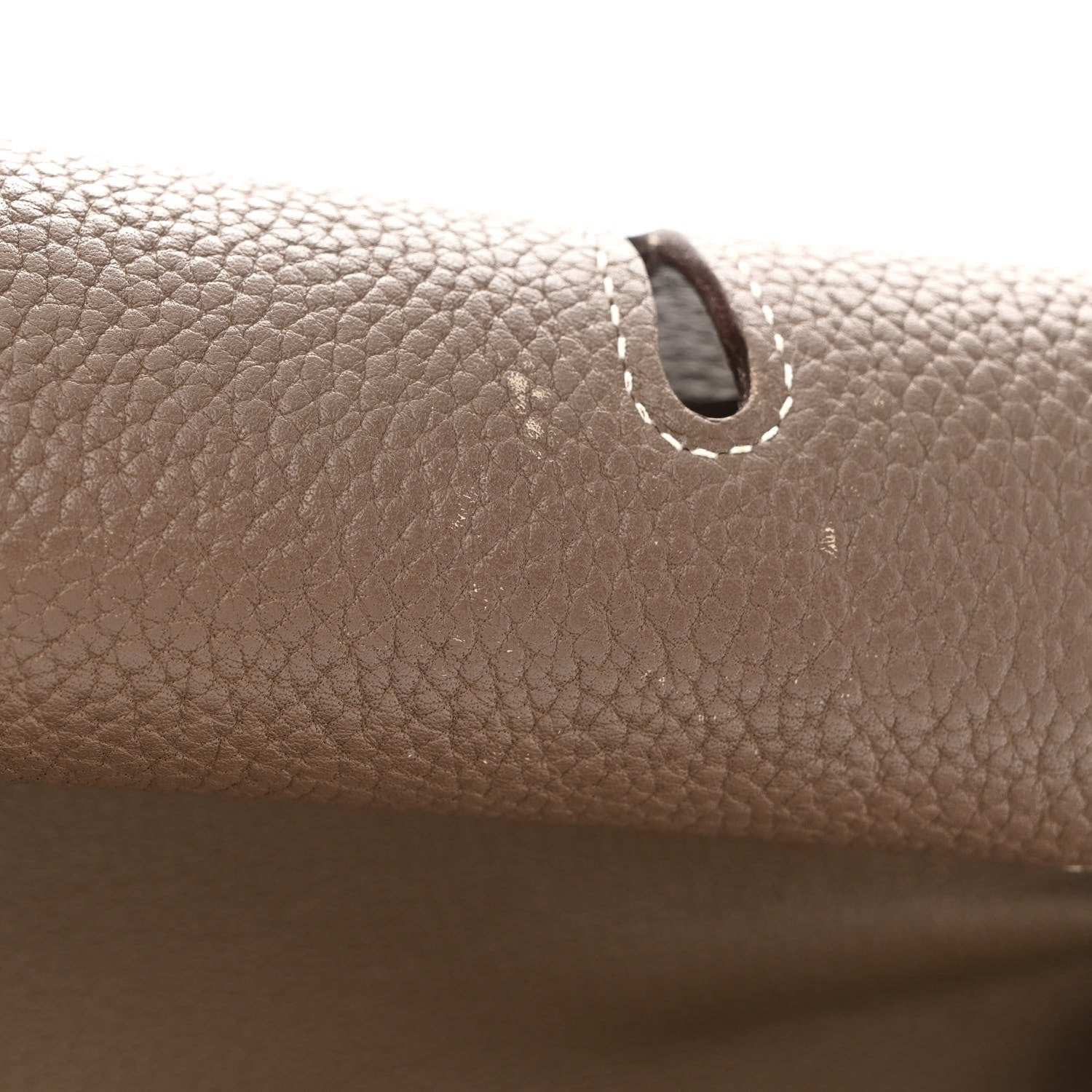 Hermes Taurillon Clemence Jypsiere 37 Etoupe 24 of 30