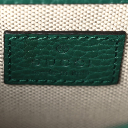 Gucci Dollar Calfskin Crystal Mini Dionysus Top Handle Bag Emerald 6 of 10