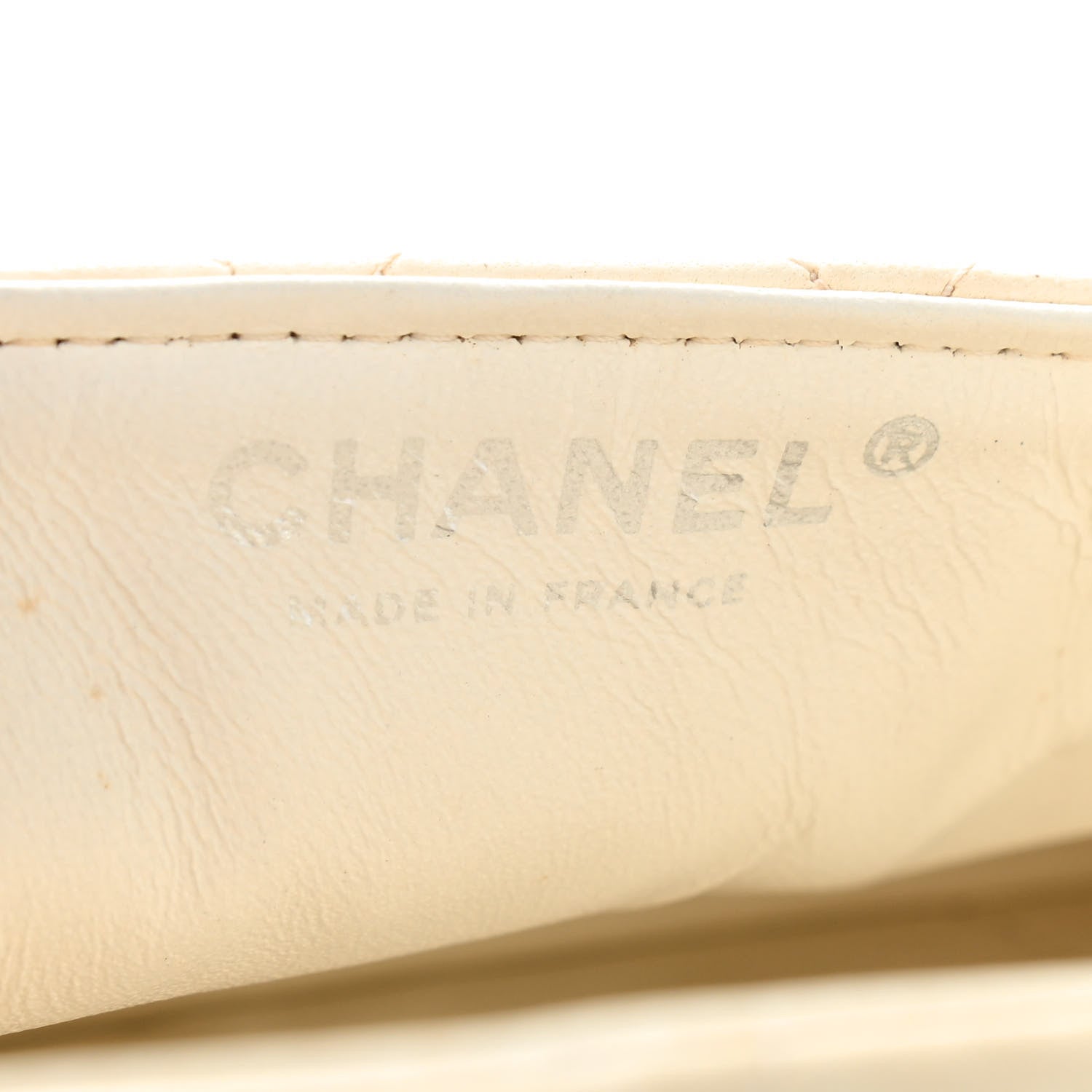 Chanel Lambskin Quilted East West Flap White 5 of 8