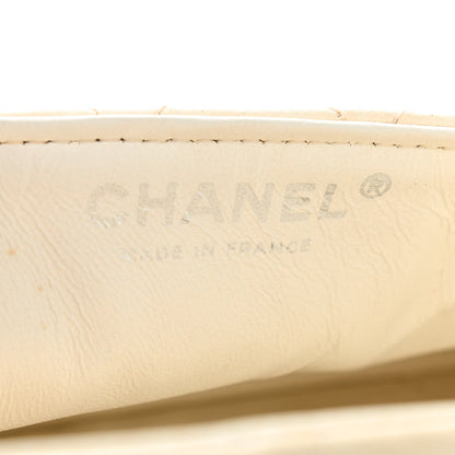 Chanel Lambskin Quilted East West Flap White 5 of 8