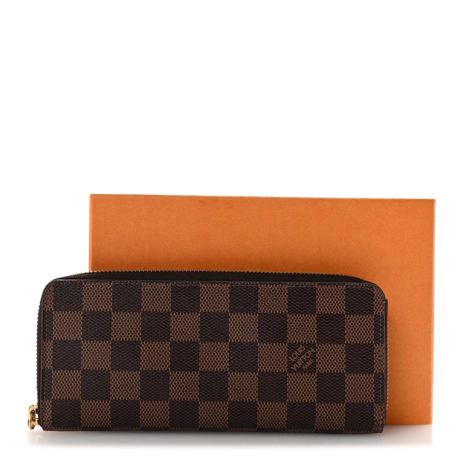 Louis Vuitton Damier Ebene Clemence Wallet Rose Ballerine 10 of 10