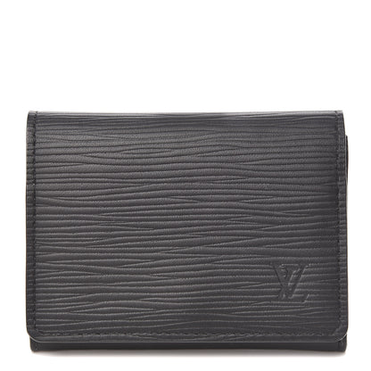 Louis Vuitton Epi Enveloppe Carte De Visite Black 1 of 7