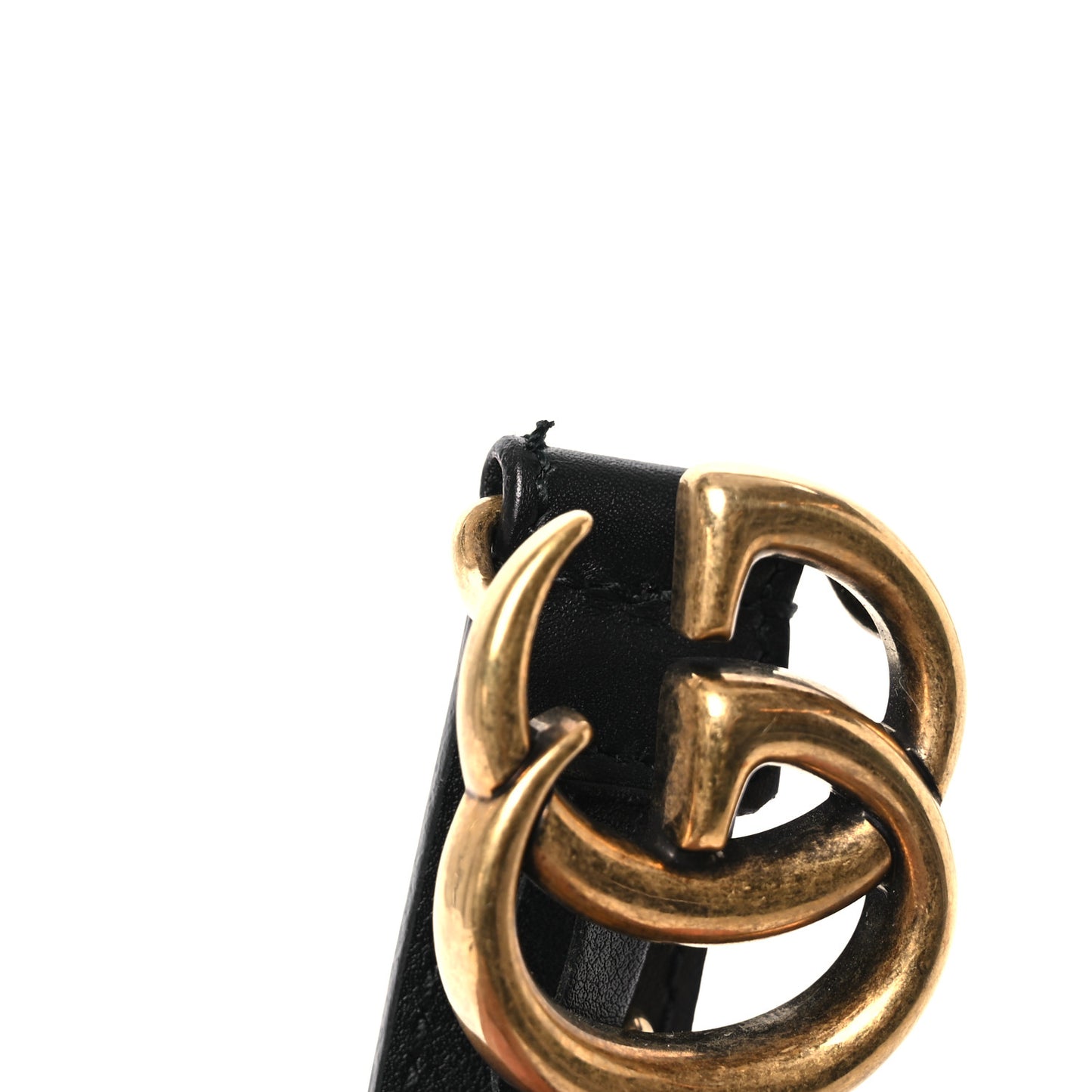 Calfskin Double G 20mm Belt 80 32 Black
