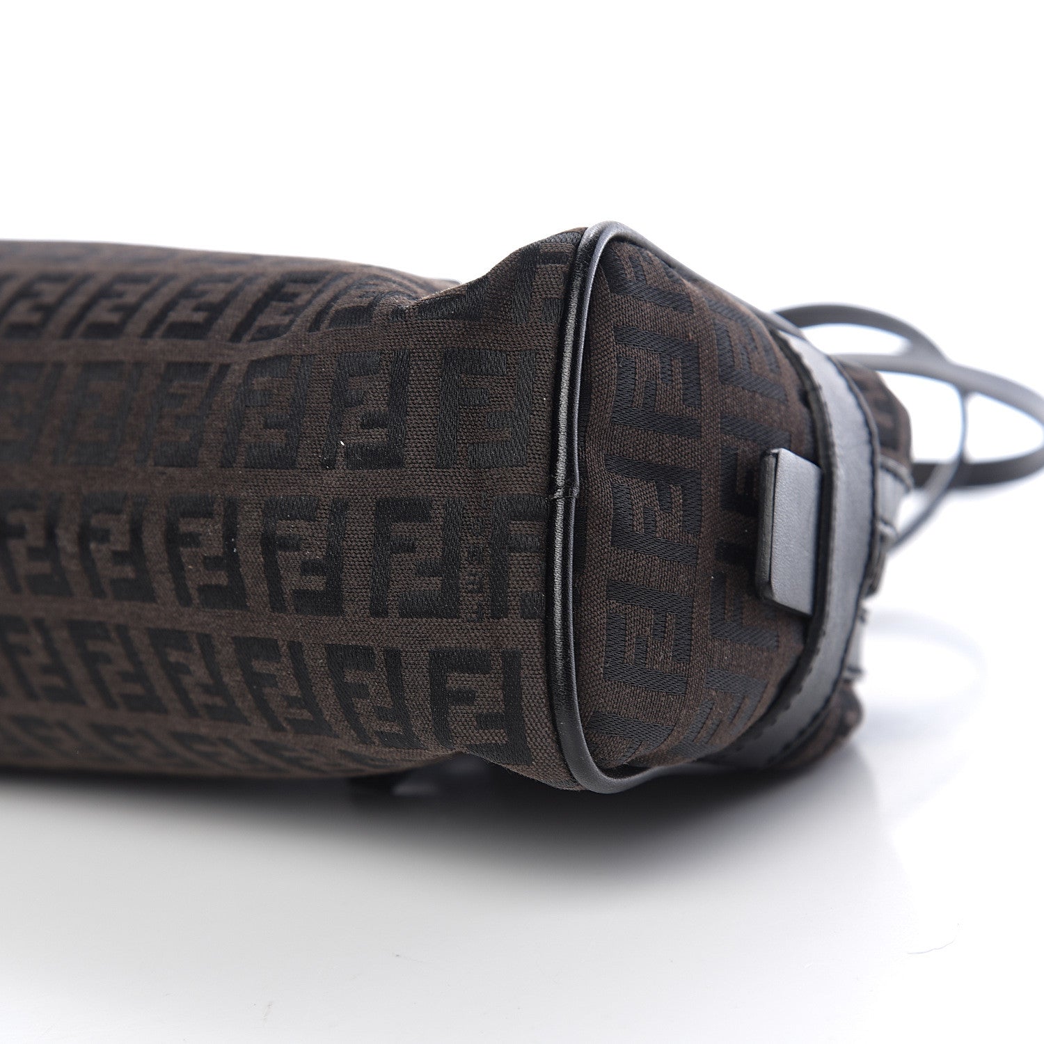 Fendi Zucchino Small Buckle Tote Brown 8 of 8