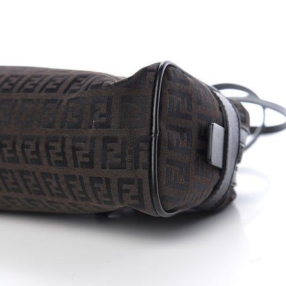 Fendi Zucchino Small Buckle Tote Brown 8 of 8