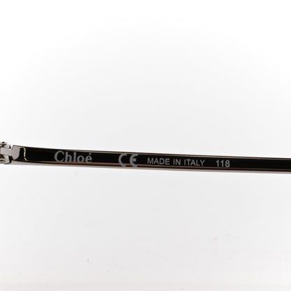 Chloe Metal Mirrored Romie Aviator Sunglasses CE144S Silver Copper 6 of 11
