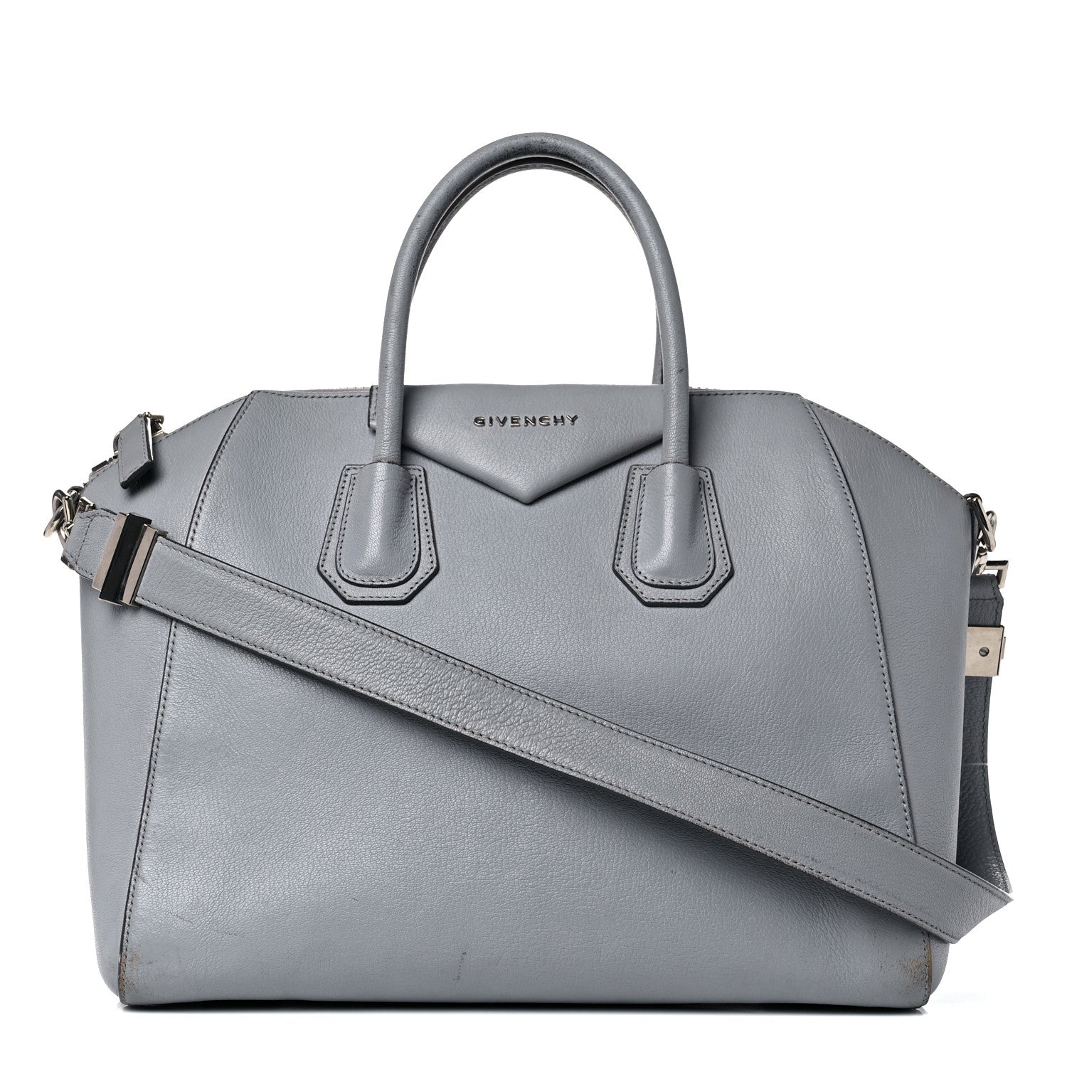 Givenchy Sugar Goatskin Medium Antigona Pearl Grey 1 of 33