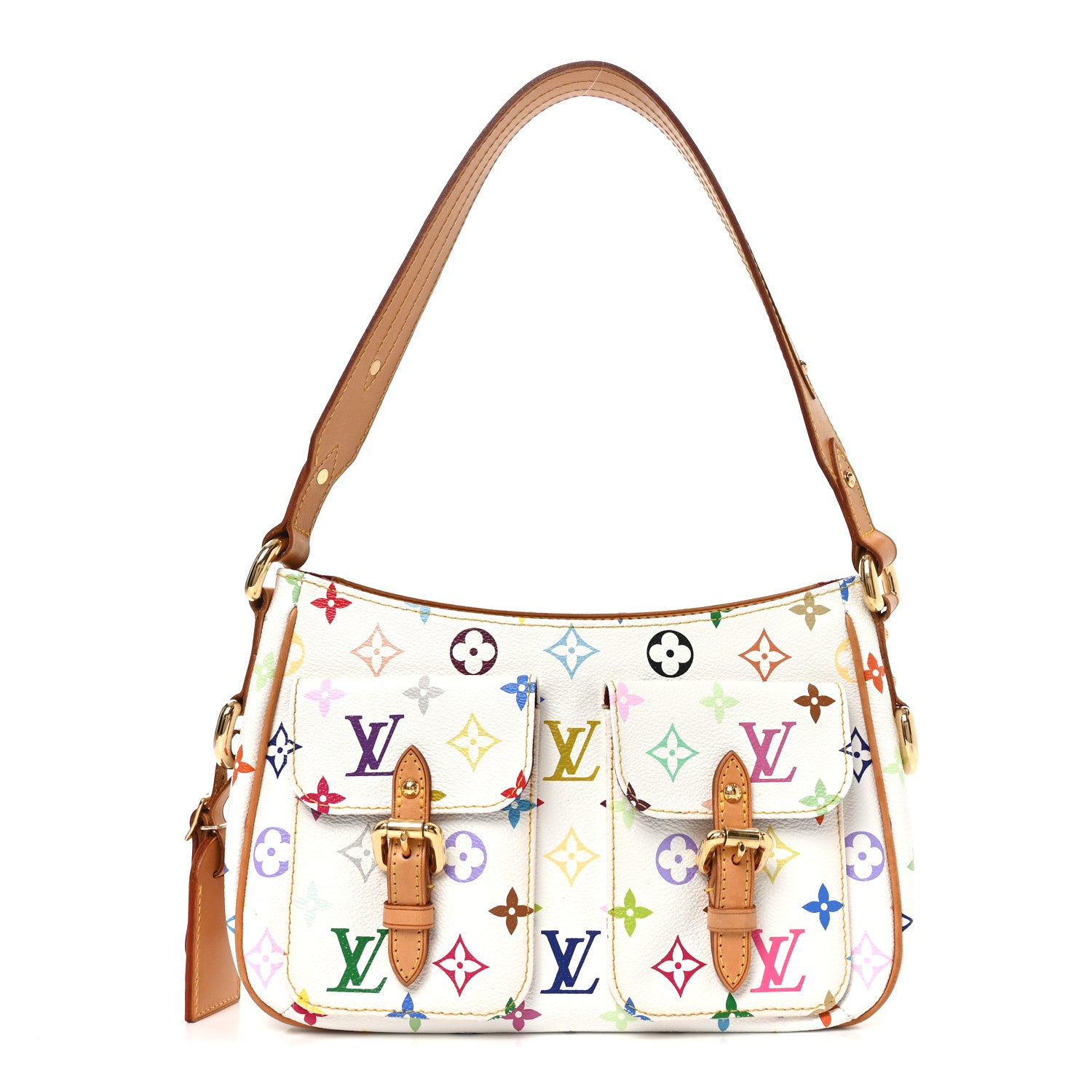 Louis Vuitton Monogram Multicolor Lodge PM White 1 of 9