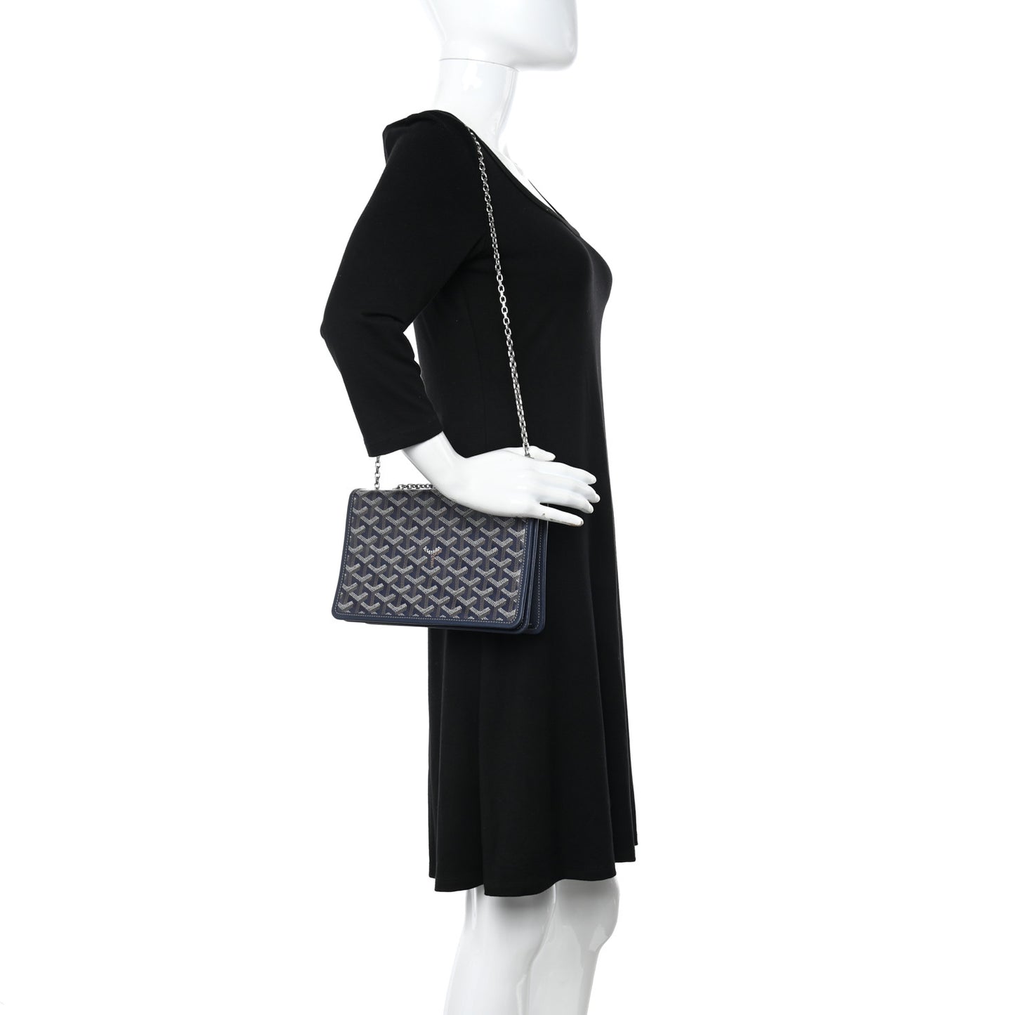 Goyardine Alexandre III Bag Navy