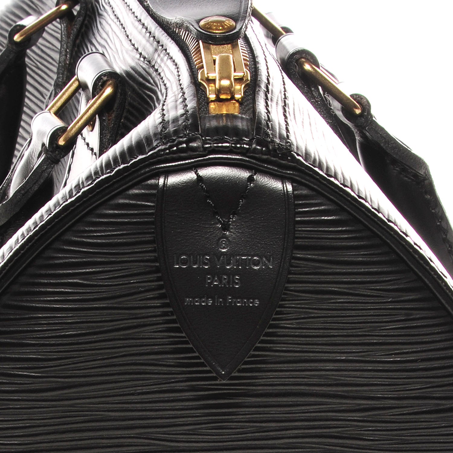 Louis Vuitton Epi Speedy 25 Black 6 of 8