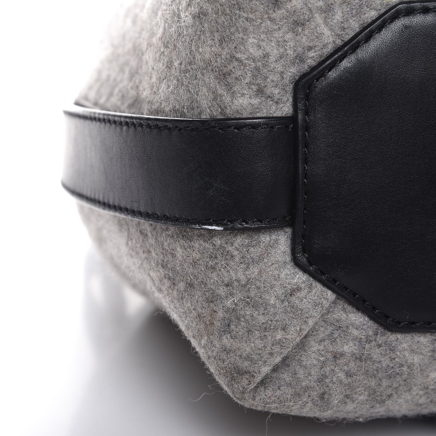 Alexander Wang Elaphe Felt Drawstring Bucket Black 10 of 15