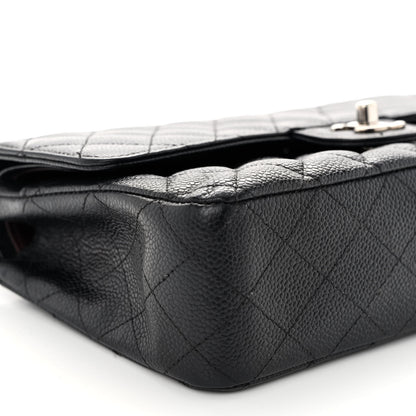 Chanel Caviar Quilted Medium Double Flap Black 9 of 10