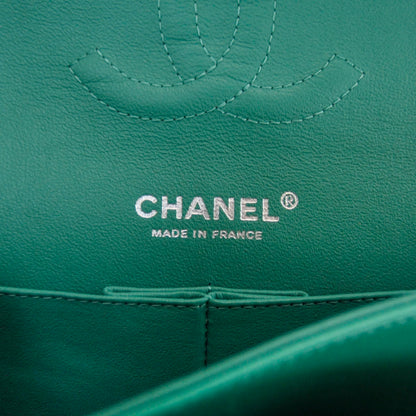 Chanel Lambskin Medium Double Flap Menthe Green 7 of 10