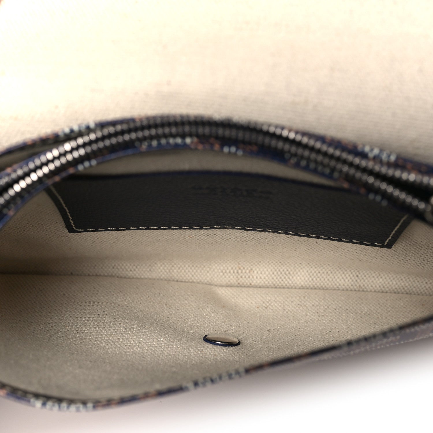 Goyard Goyardine Plumet Wallet Clutch Navy 5 of 9