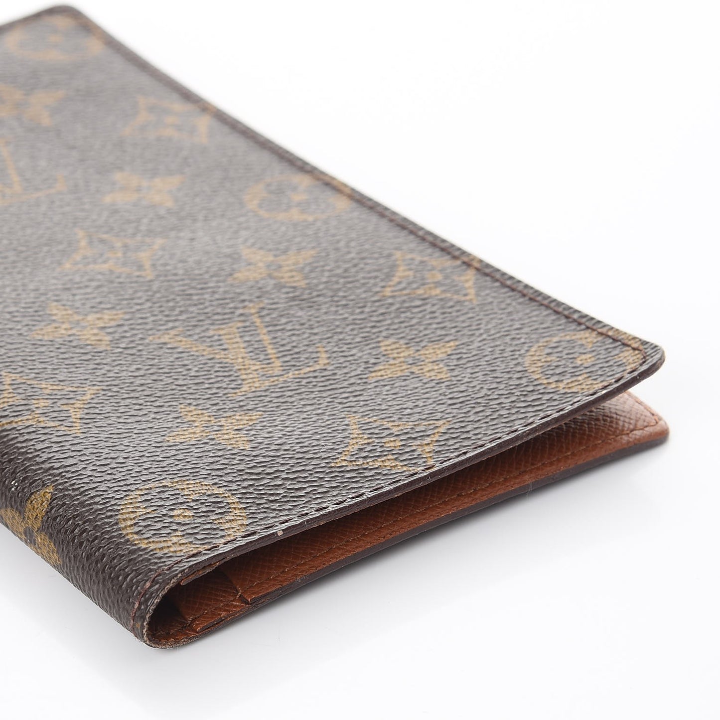 Monogram Porte Chequier Cartes Credit European Checkbook Wallet