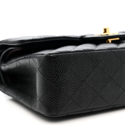 Chanel Caviar Quilted Small Double Flap Black 8 of 10