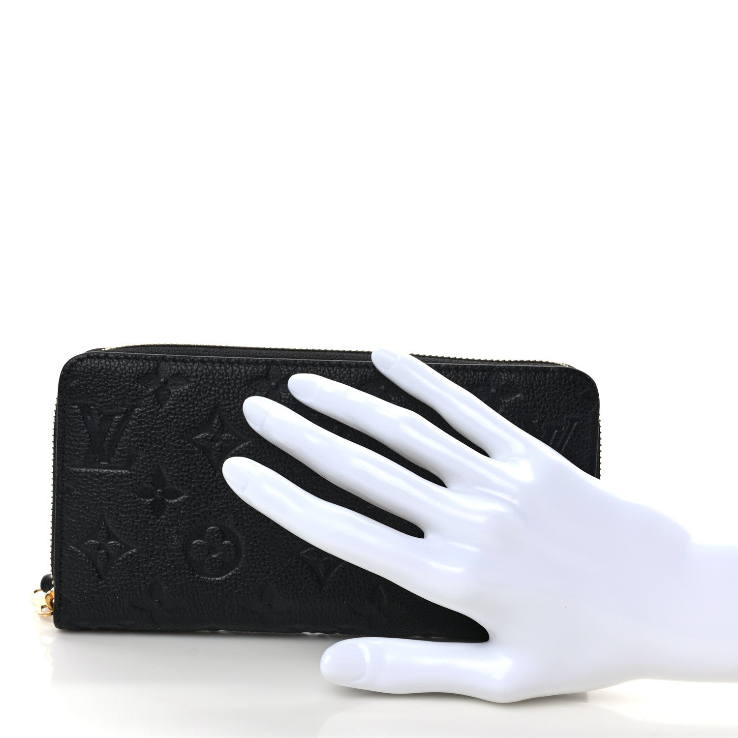 Louis Vuitton Empreinte Zippy Wallet Black 2 of 8