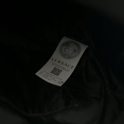 Versace Grained Calfskin La Medusa Convertible Tote Bag Black 7 of 11