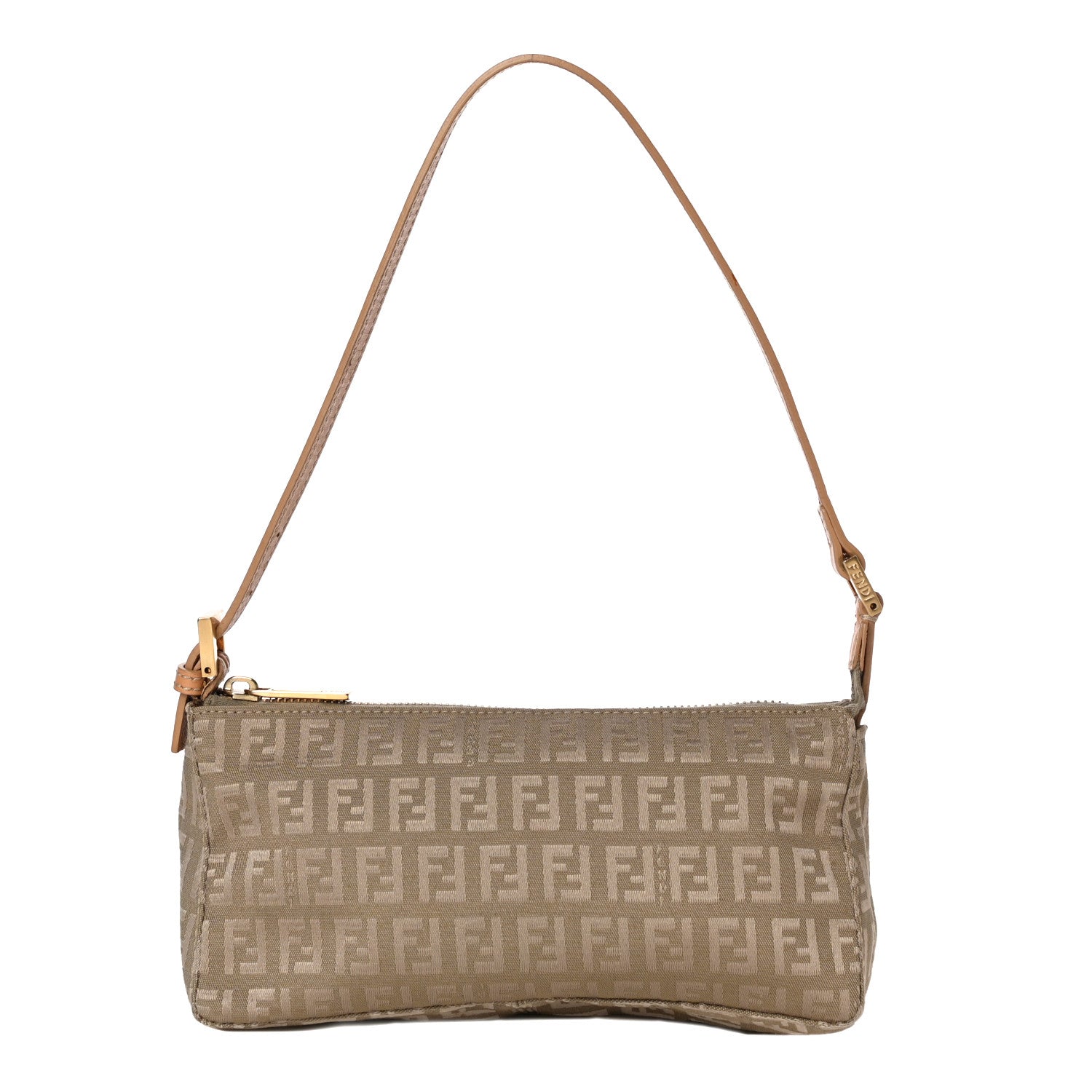 Fendi Zucchino Pochette Beige Naturale 1 of 11