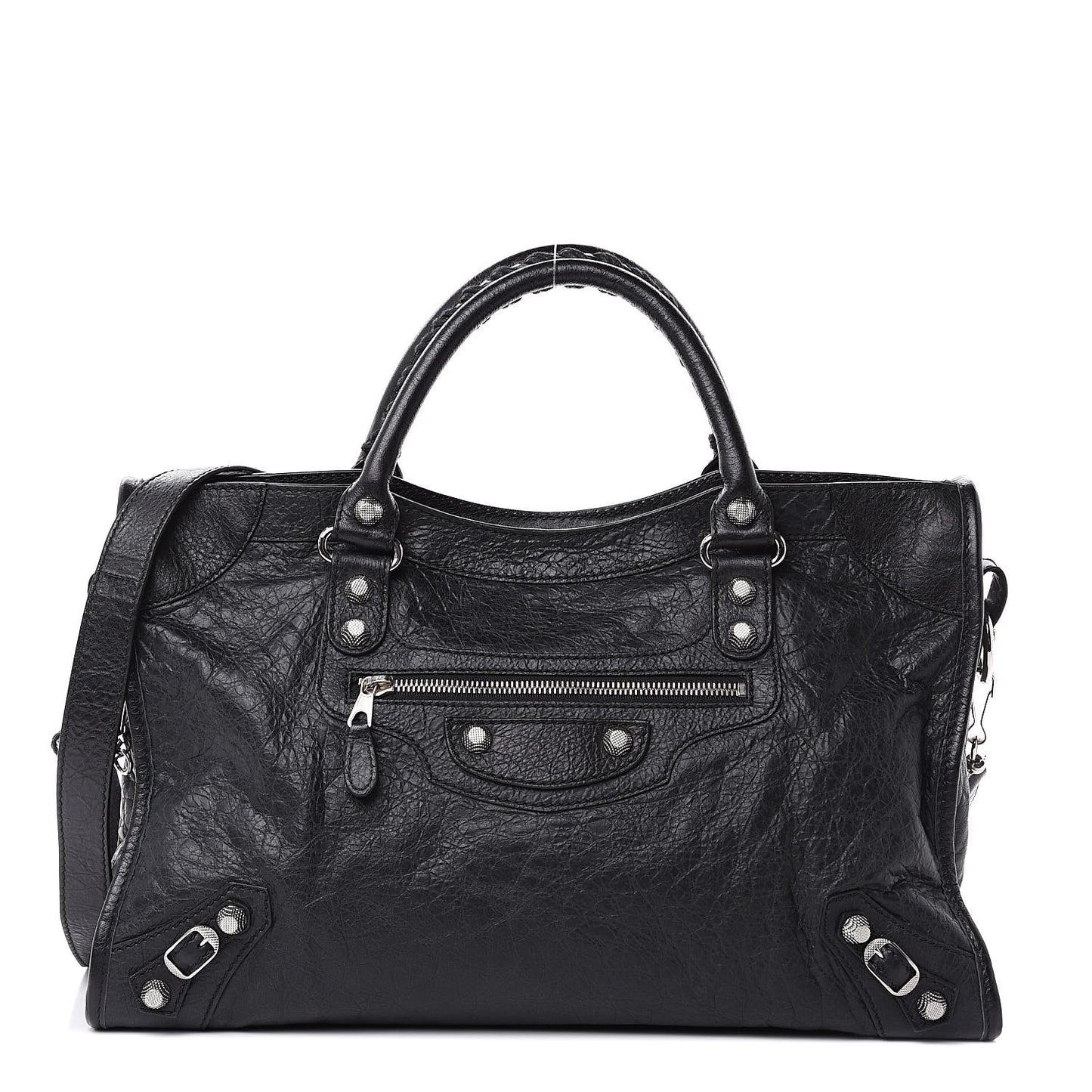 Agneau Giant 12 Silver Hardware City Black