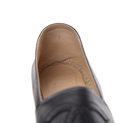 Chanel Lambskin CC Espadrilles 39 Black 9 of 14