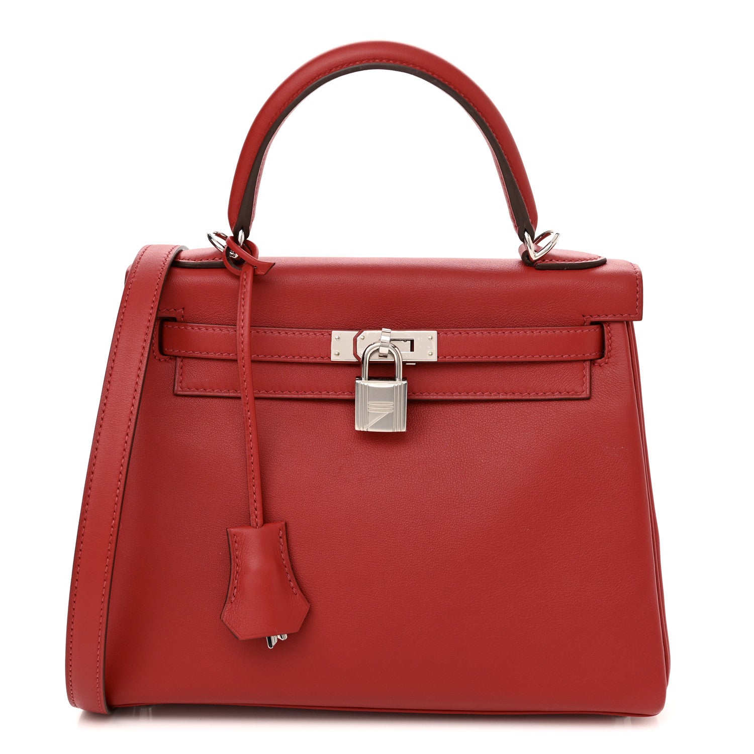 Hermes Swift Kelly Retourne 25 Rouge Piment 1 of 11