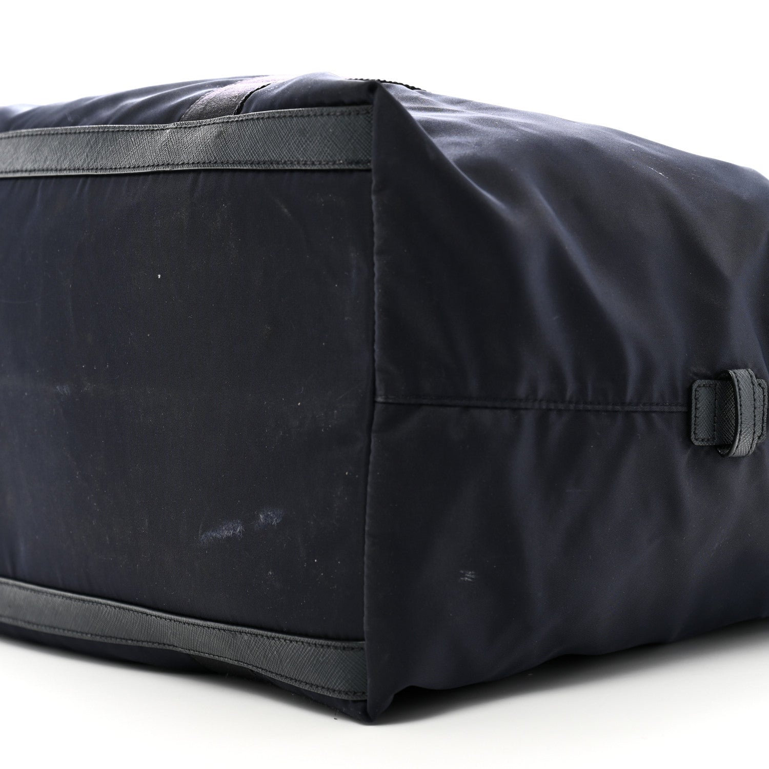 Prada Re-Nylon Saffiano Duffle Bag Navy 9 of 12