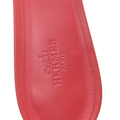 Hermes Calfskin Oasis Sandals 39 Fuschia 8 of 11