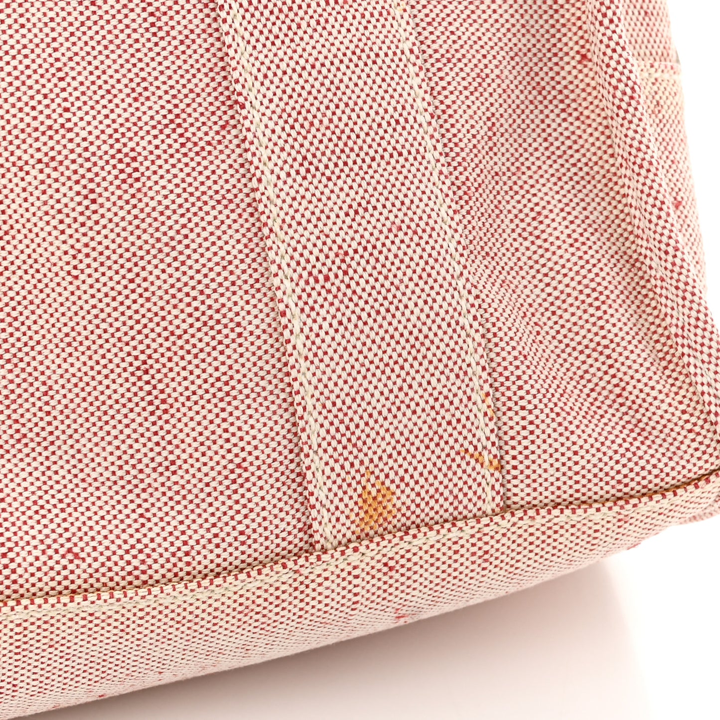 Canvas Misto Lino Shopping Tote Natural Rose