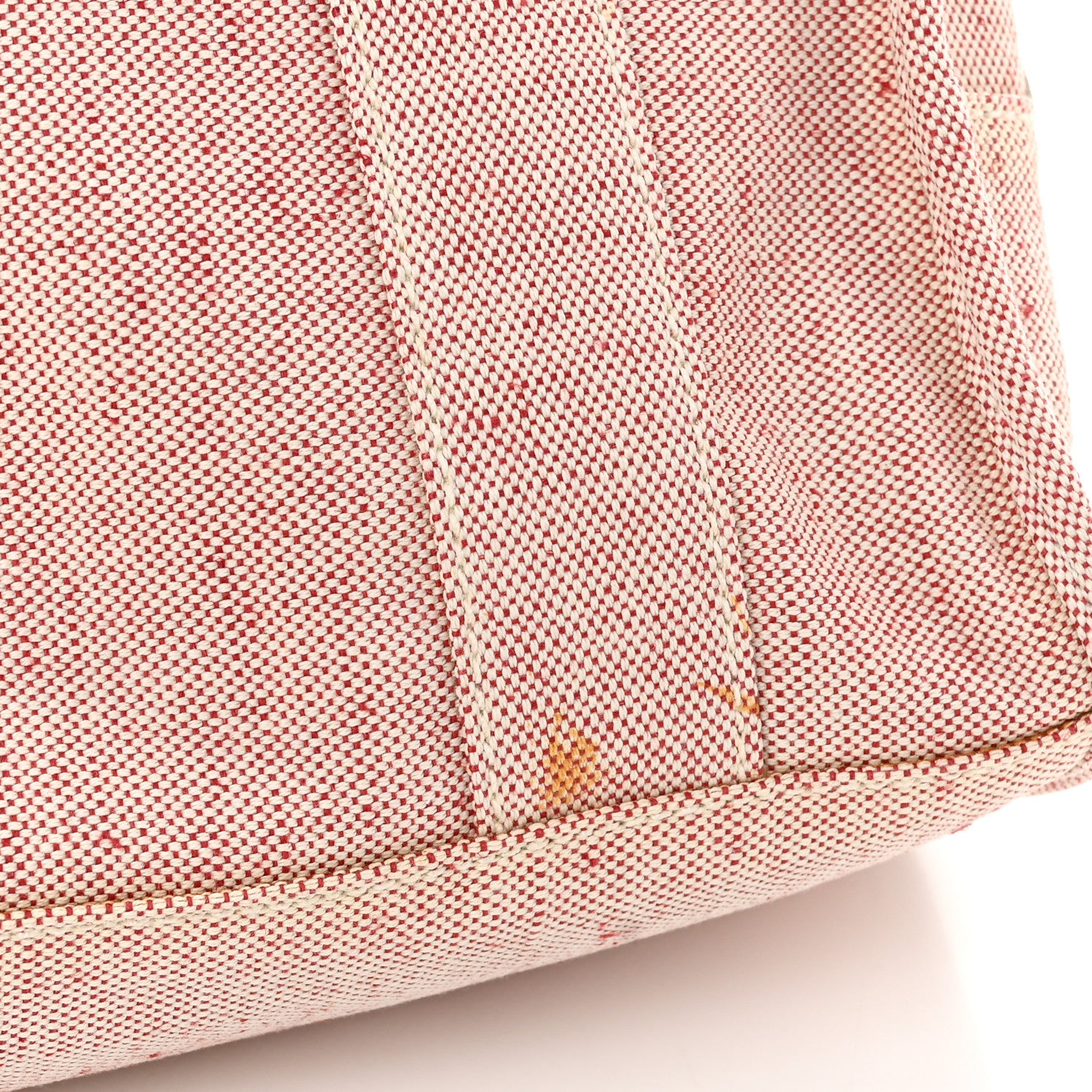 Prada Canvas Misto Lino Shopping Tote Natural Rose 10 of 10