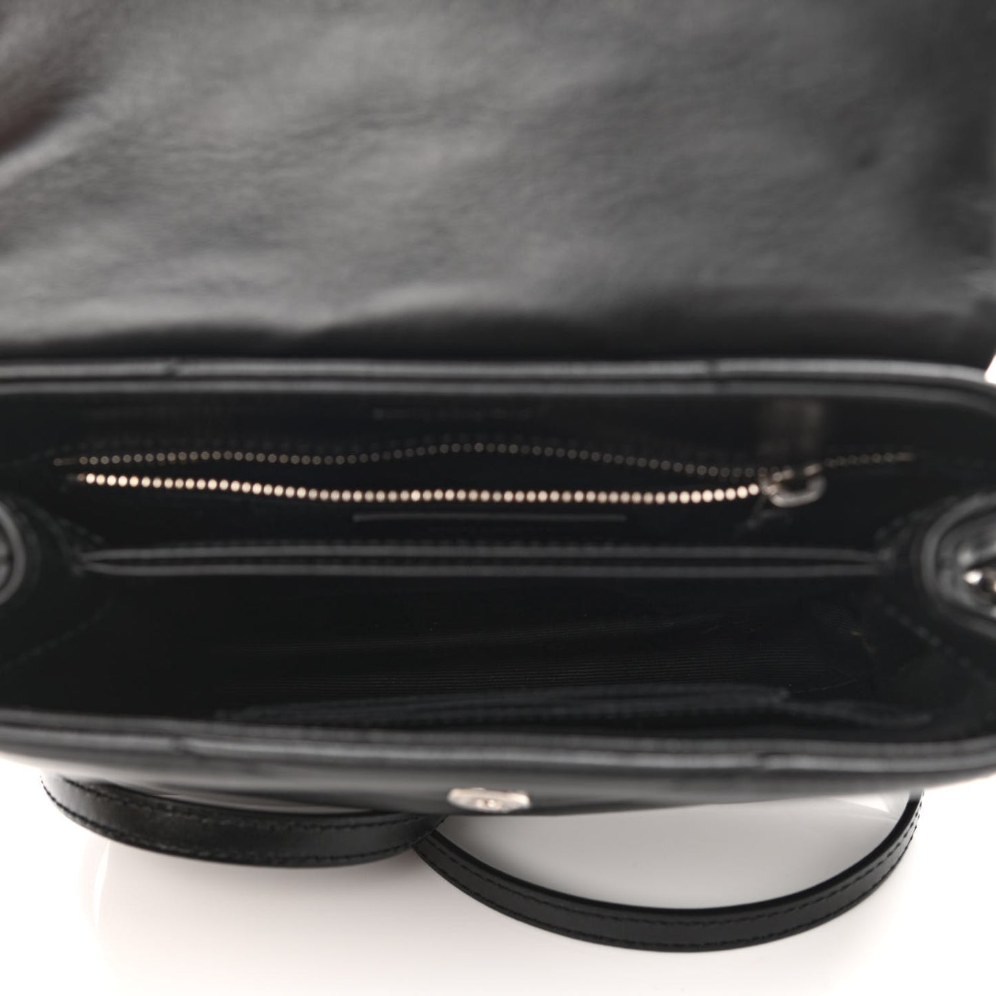 Calfskin Y Quilted Monogram Toy Loulou Crossbody Bag Black