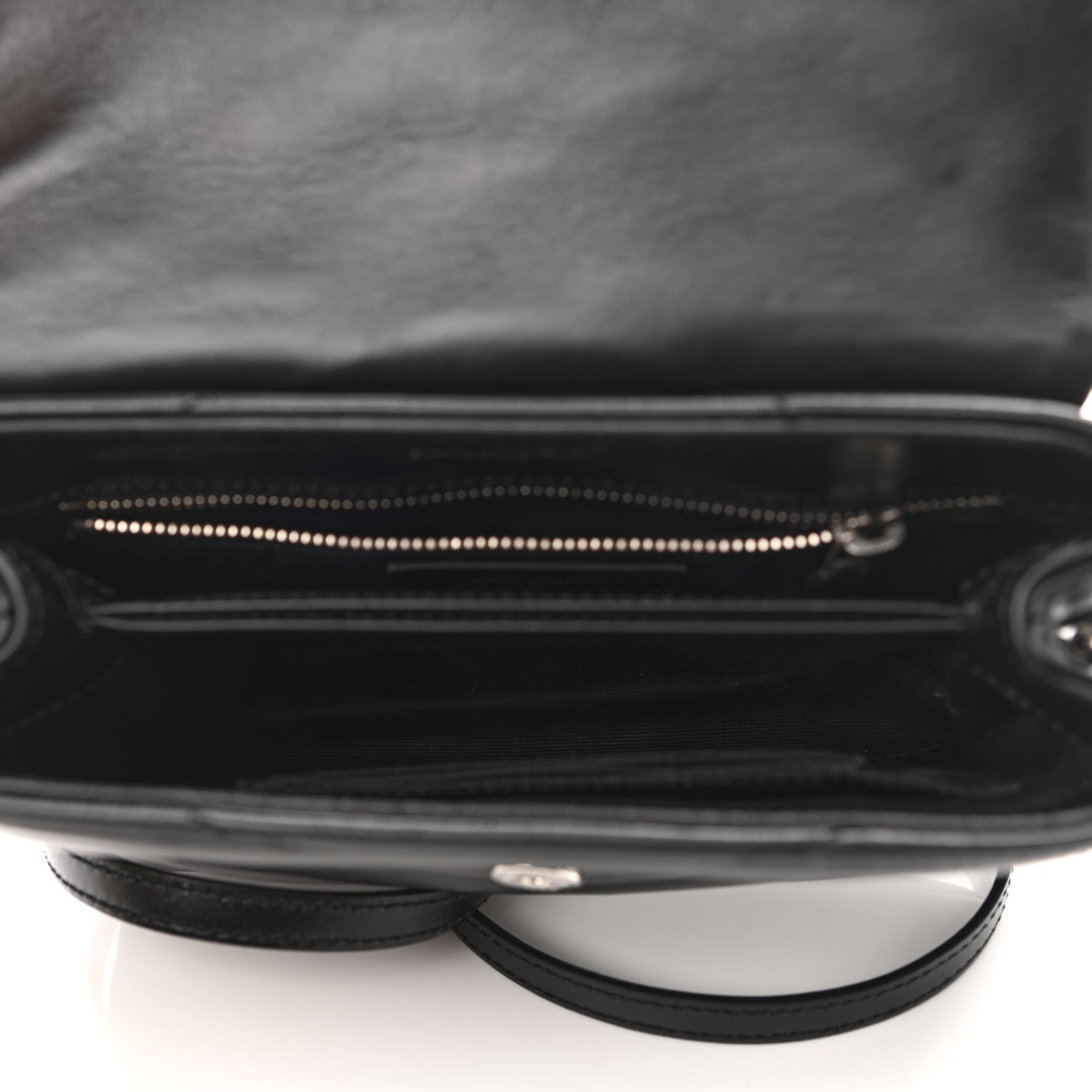 Saint Laurent Calfskin Y Quilted Monogram Toy Loulou Crossbody Bag Black 5 of 12