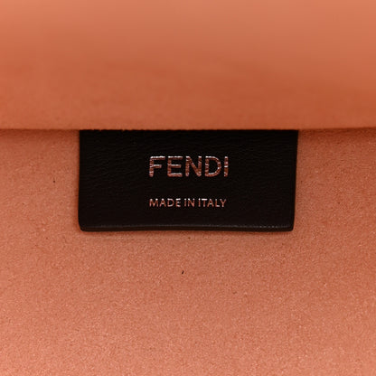 Fendi Vitello Cher Logo Debossed Medium Fendi Sunshine Shopper Tote Light Rose 6 of 10