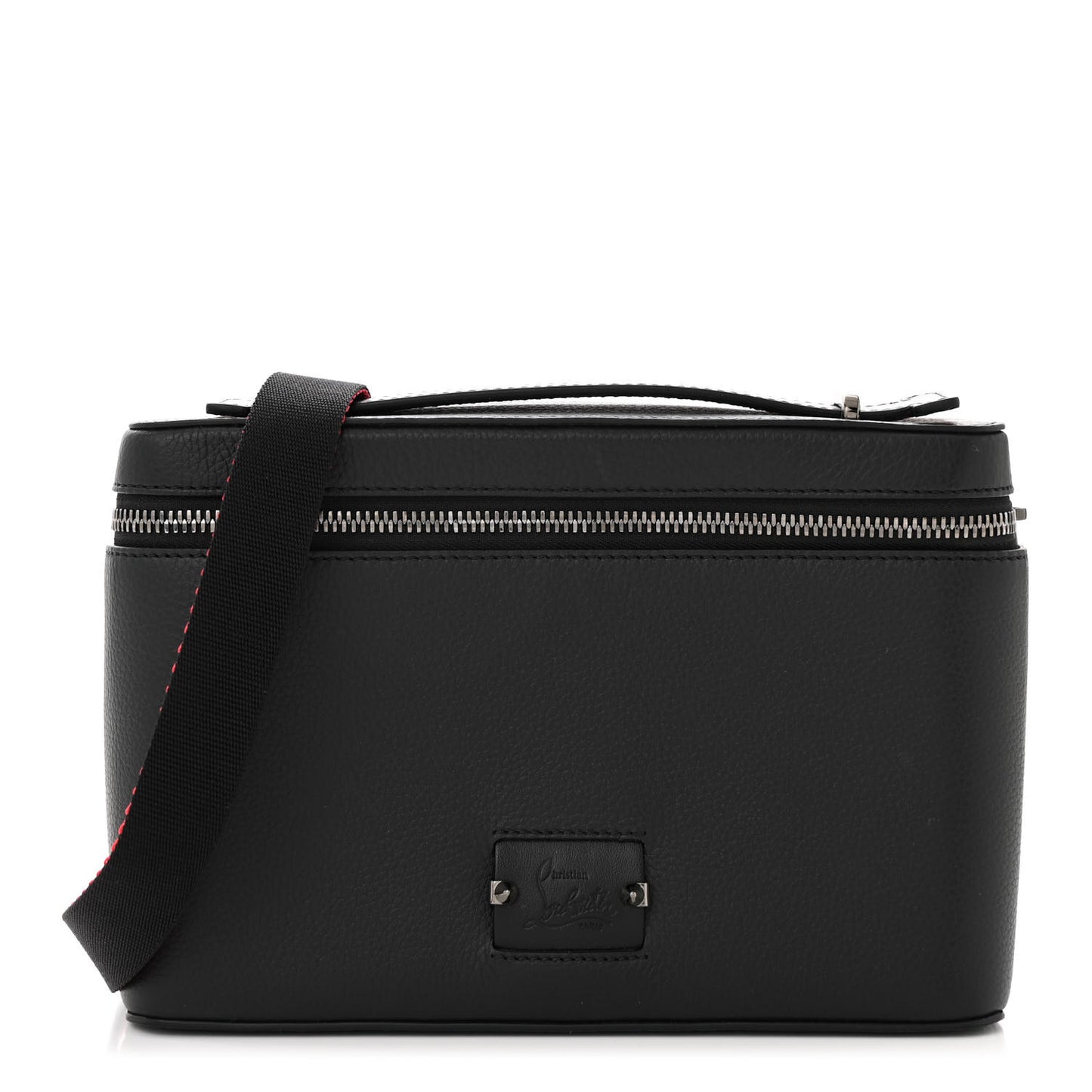 Calfskin Kypipouch Small Top Handle Messenger Bag Black