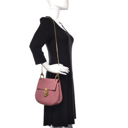 Chloe Grained Lambskin Drew Shoulder Bag Velvet Mauve 2 of 15