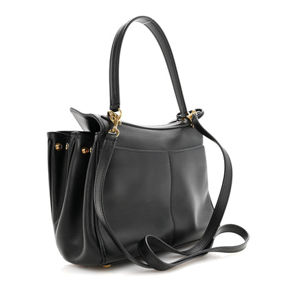 Balenciaga Natural Smooth Calfskin Small Rodeo Top Handle Handbag Black 3 of 10