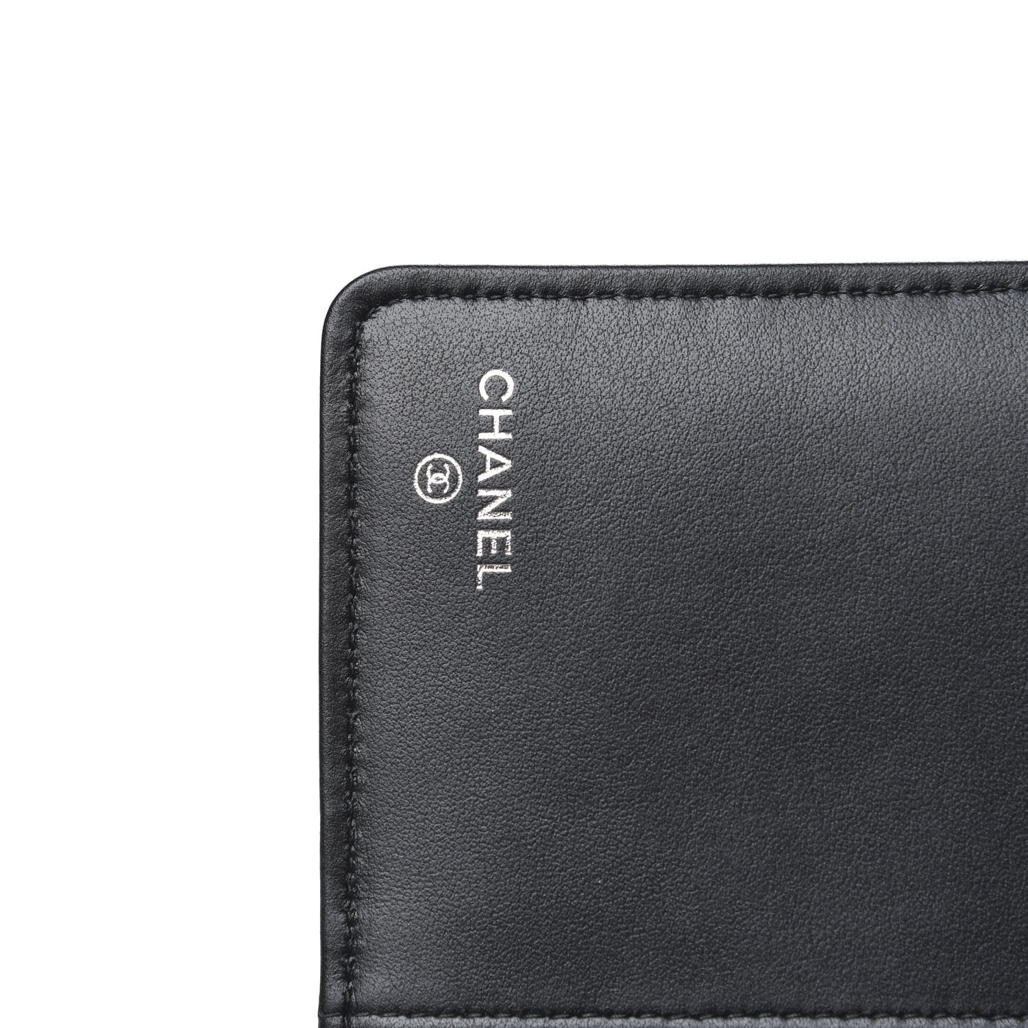 Chanel Caviar Quilted Boy Yen Wallet Black 6 of 9